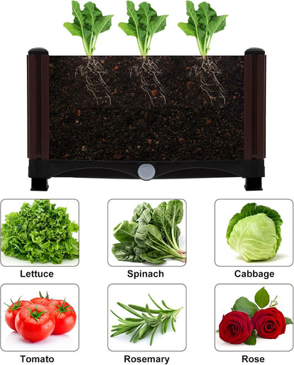 Raised flower beds