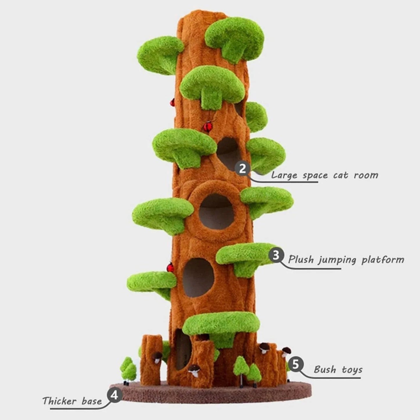 tree-like cat climbing frame