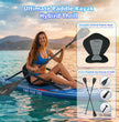 PRAISUN All-Round Inflatable SUP – 12' x 35" Wide Stand Up Paddle Board for Yoga, Fishing & Family Fun | Includes Deluxe Seat & Complete Kit
